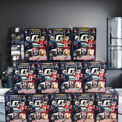 2023 Panini NFL Donruss Optic Football Trading Card Blaster Box (Lot Of 12)