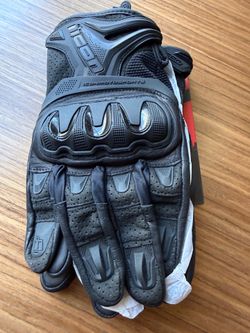 Size XL icon pursuit motorcycle e-bike scooter protective gloves