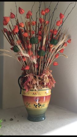 Ceramic Vase with flowers