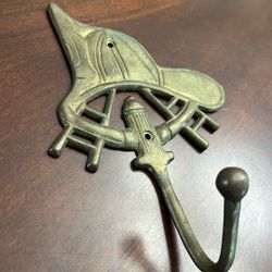Brass Firefighter Hang Hook