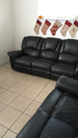 Love seat and sofa
