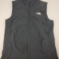 The North Face Black Apex Sleeveless Vest Pockets Full Zip Men's Size Medium