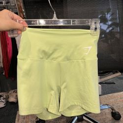 Gym Shark Lime Green Spandex XS
