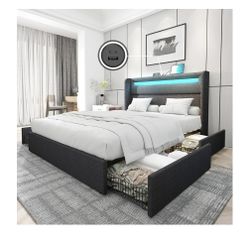 Queen bed frame