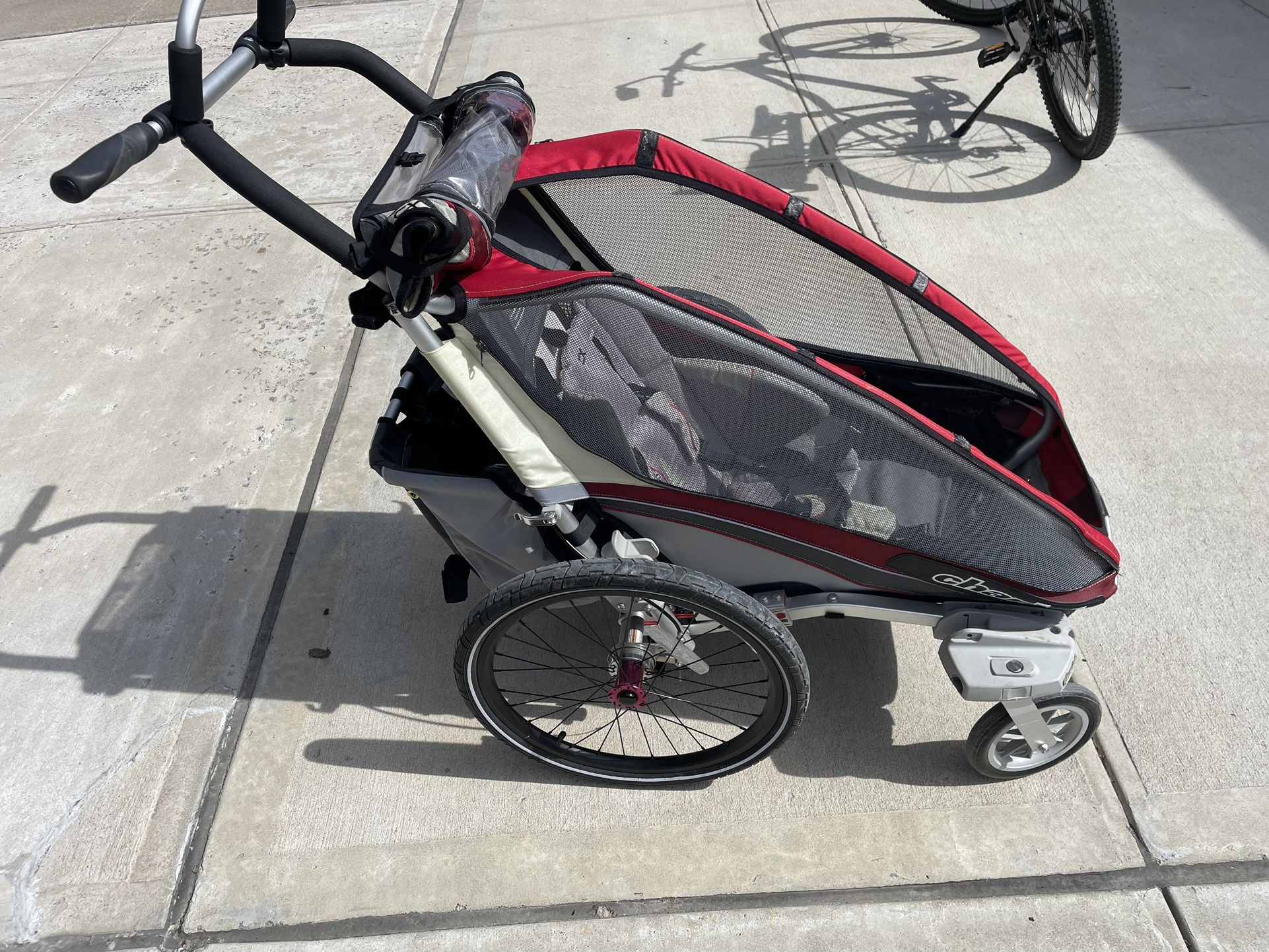 Stroller Doubles As Bike Trailer