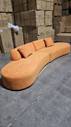 Sofa Seccional En Forma De Media Luna ☪️ 🌛