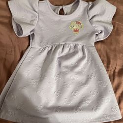 Hello Kitty Lavender Dress 2t