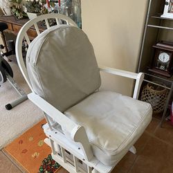 Rocking Chair With Leg Rest