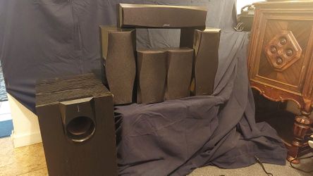 Onkyo 5.1 Surround Sound Speaker System with Powered Subwoofer – $140 OBO