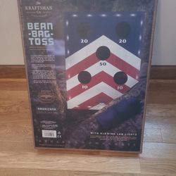 Bean Bag Toss With LED Lights. Outdoor or Indoor Game NIB