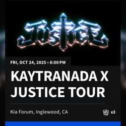 Kaytranada / Justice Tickets 