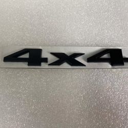 For Jeep Grand Cherokee Gloss Black 4X4 Liftgate Emblem Nameplate Badge Mopar