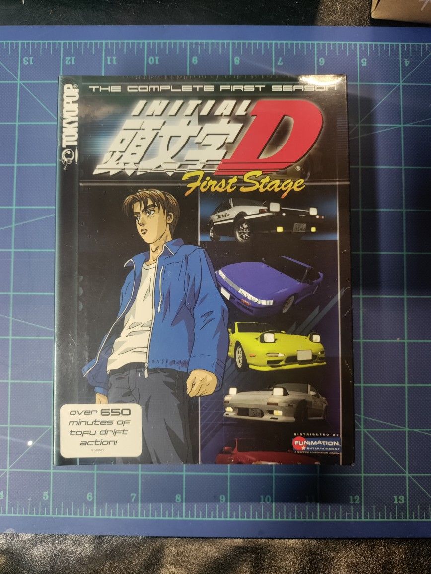 Initial D: First Stage 1998 TV Series Complete First Season DVD sealed TokyoPop