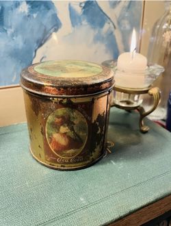 Vintage Retro Coca Cola Bottling Co Swiss Colony Original Tin Genuine Peanut Can