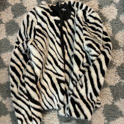 zebra jacket Size 6 