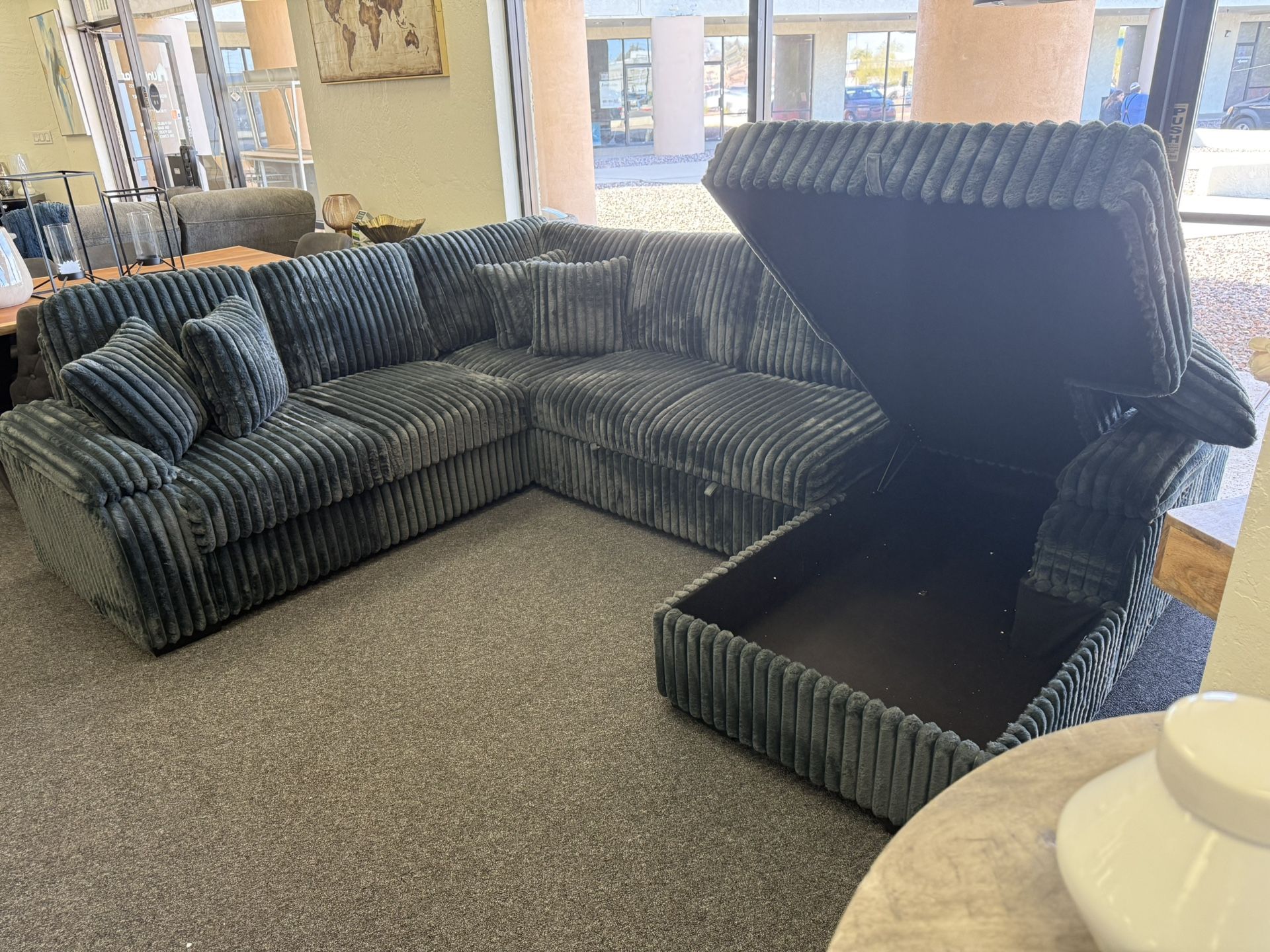Sleeper Sectional With Storage