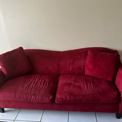 Red Couch And Seat
