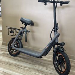Jasion 25MPH Electric Scooter With Seat And Basket 25 Miles Range e-scooter Financing Available $10 To $100 Down Payment! 