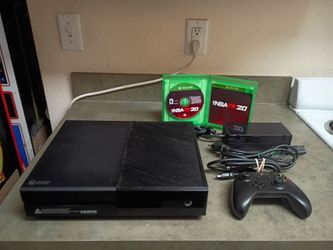 Microsoft Xbox One 1TB Console W/Cords, Wireless Controller, Game, Tested Working