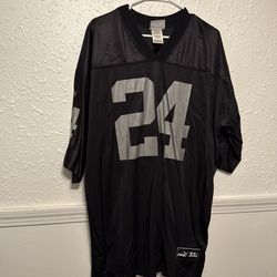 Raiders Charles Woodson football jersey size XL