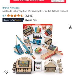 Nintendo Labo For Nintendo Switch 