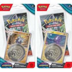 Pupitar 120 & Toxel 119 PROMO • Twilight Masquerade Booster Pack + Coin
