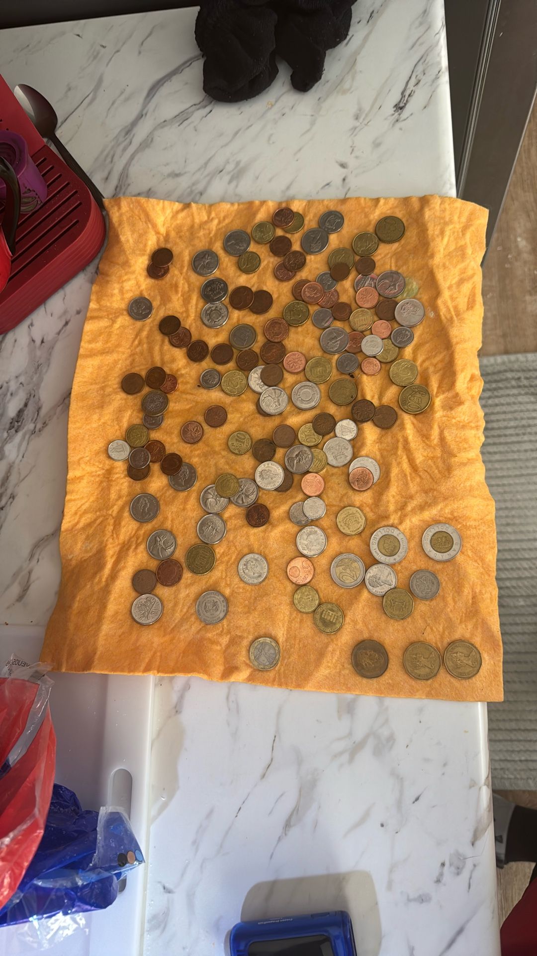 Old vintage coins