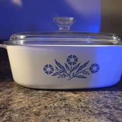 Blue Corn Flower Corning Ware