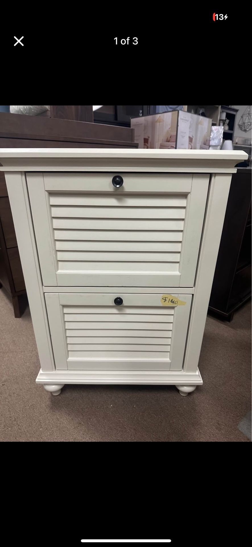 Nightstand #file drawer
