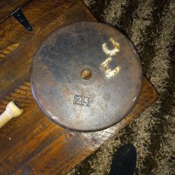 25 Lb. Iron Plate Weight