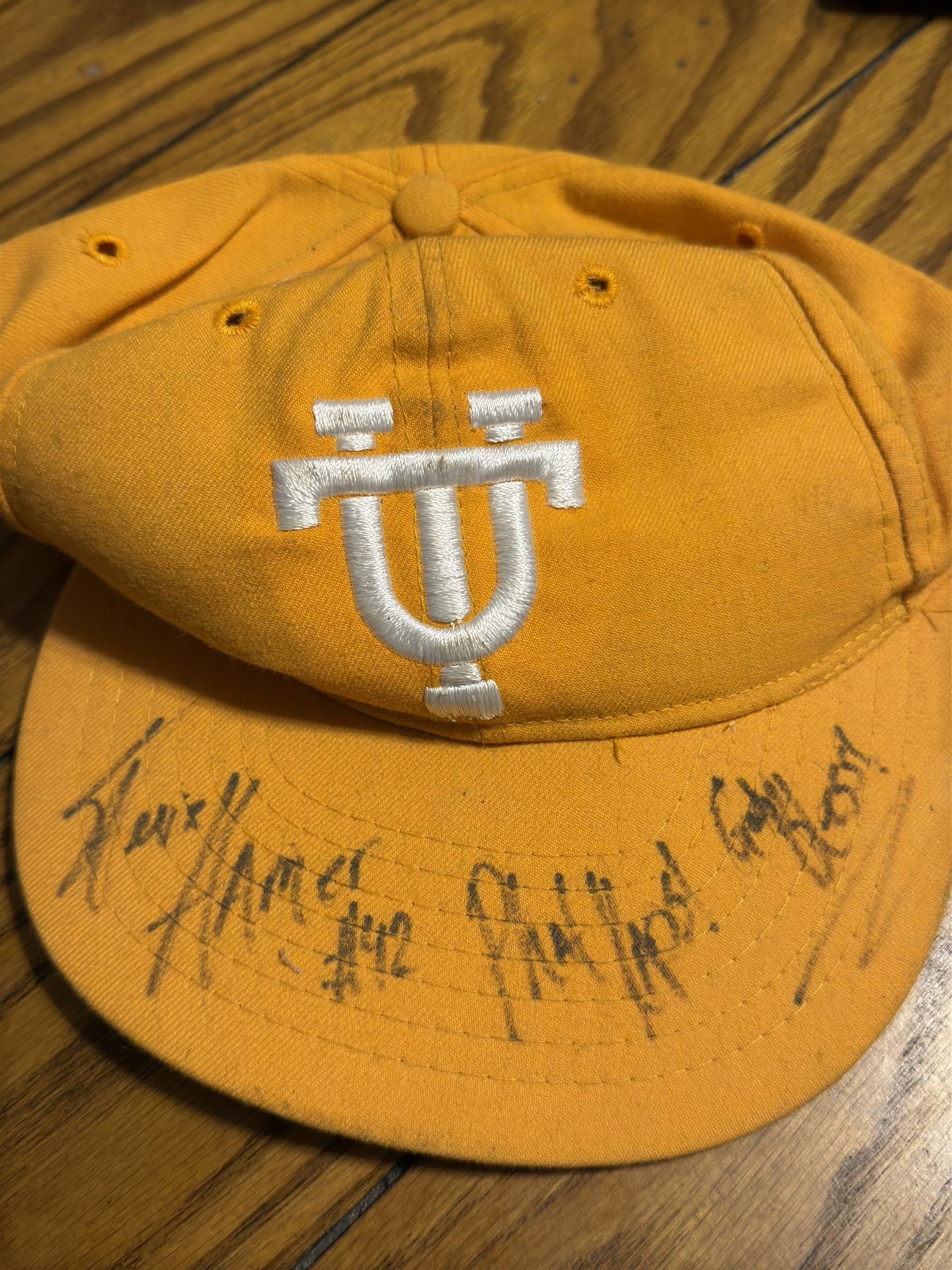 STEVE HAMER AUTOGRAPHED VINTAGE TENNESSEE VOLS HAT