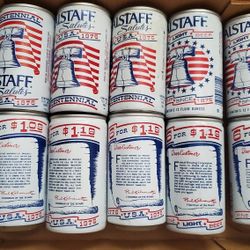 VINTAGE BICENTENNIAL EMPTY CANS