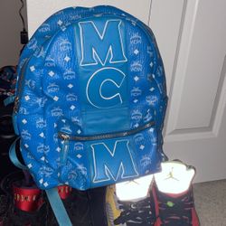 Mcm Back Pack Blue