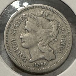 1866 Three-Cent Piece
