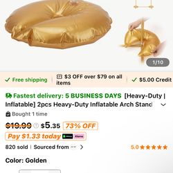 Balloon arch water weight