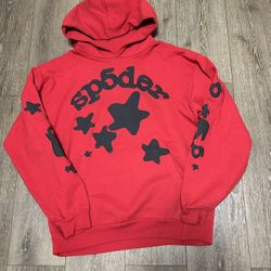 SP5DER RED Beluga Hoodie size Xl