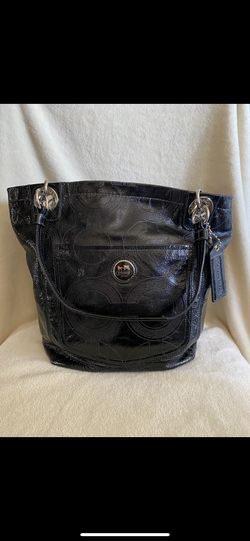 Coach Black Bucket Bag 