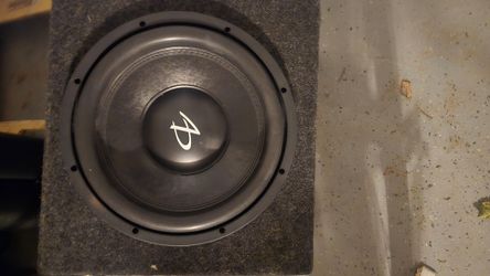 12" subwoofer
