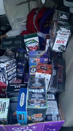 Large Lot of Trading Card Boxes