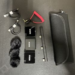Rode Go (Gen 3) Wireless Camera Microphones With Adaptor 