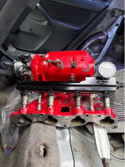 D16y8 intake manifold with fuel rail