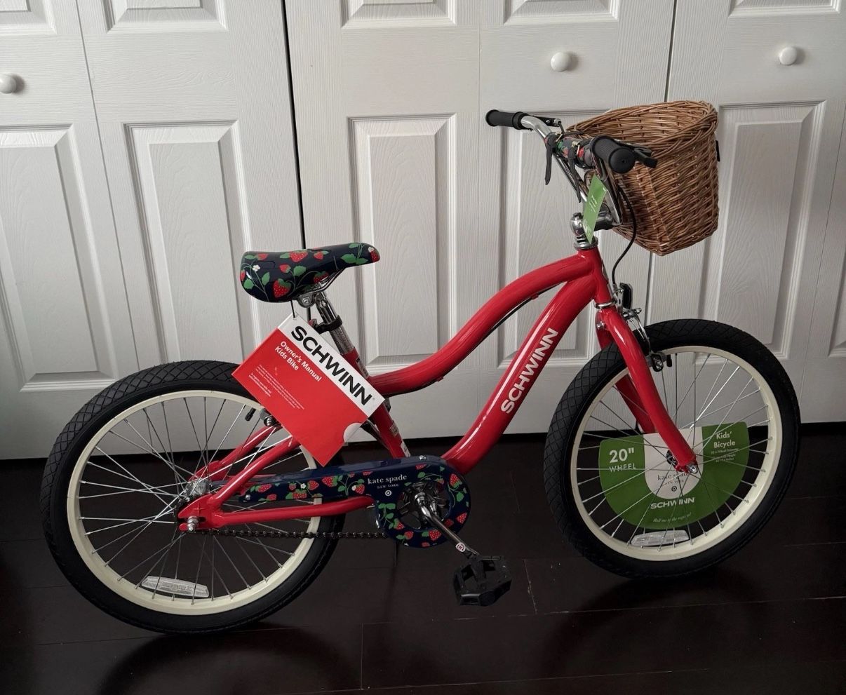 20 Strawberry Print Schwinn Kids' Bike Navy/Red kate spade new