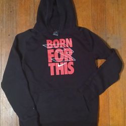 Women's Size Large Nike Black Hoodie Born For This Running Workout