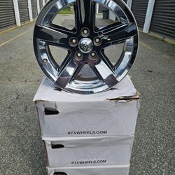 20" Crome 5 logs Rims