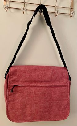 Everest Coral Laptop Book Bag with Adjustable Strap