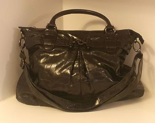 Large Vintage Leather Bueno Handbag 