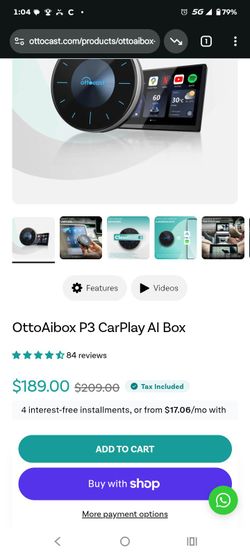 Ottocast p3 car audio streaming