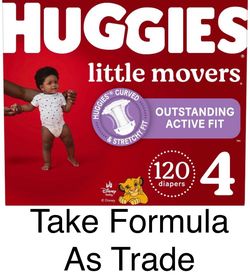 Huggies little movers size 4 diapers pañales