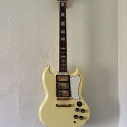 Vintage Epiphone Les Paul SG Custom G-400 Antique Ivory White Rare Classic Electric Guitar 