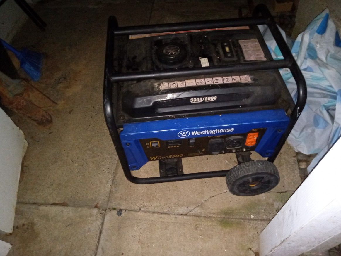 Westinghouse Dual Fuel 6500 Generator